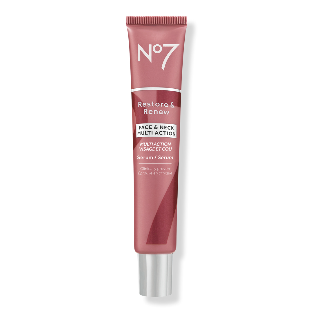 No7 Restore & Renew Face & Neck Multi Action Serum #1