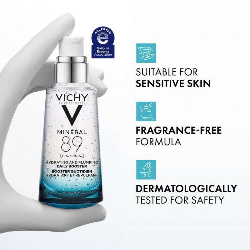 Vichy - 1.69 oz Mineral 89 Hyaluronic Acid Face Serum for Stronger