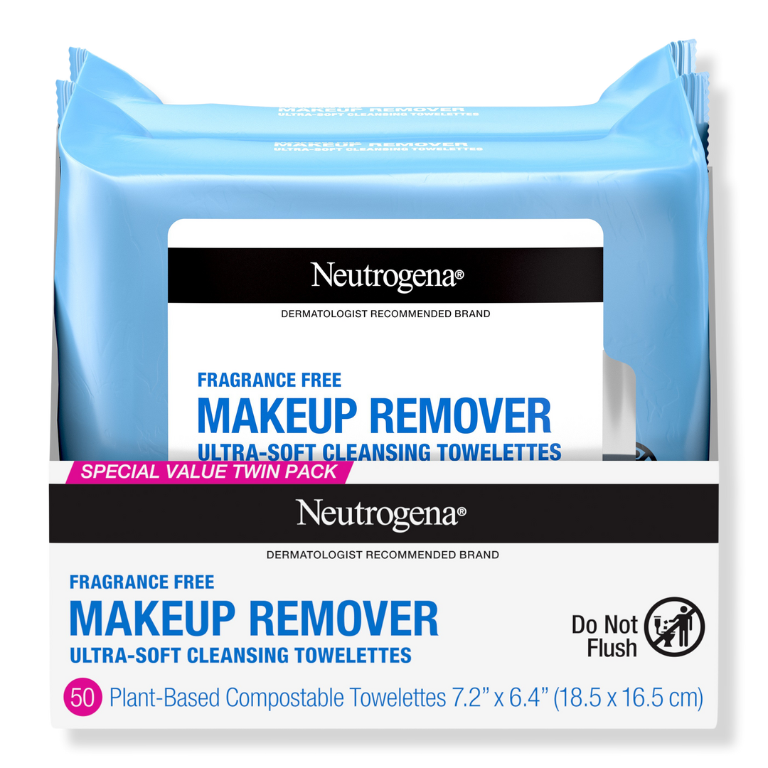 Neutrogena Fragrance-Free Makeup Remover Cleansing Towelettes Twin Pack #1