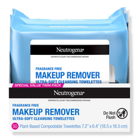 Fragrance-Free Makeup Remover Cleansing Towelettes Twin Pack