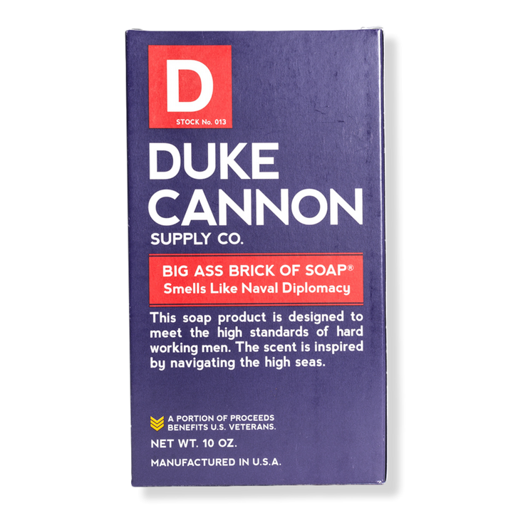 Big Ass Brick of Soap Smells Like Naval Diplomacy Duke Cannon