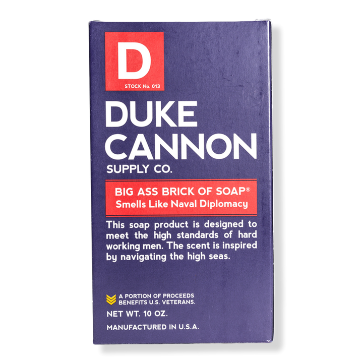Duke Cannon Supply Co Big Ass Brick of Soap - Smells Like Naval Diplomacy #1