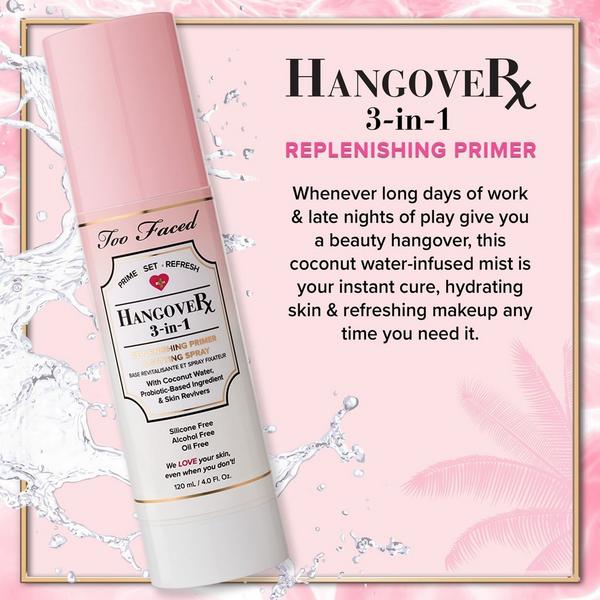 Too Faced Hangover 3-In-1 Replenishing Primer & Setting Spray #3