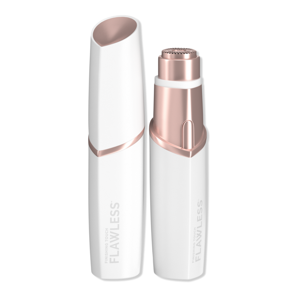 White & Rose Gold Flawless - Instant and Painless Facial Hair Remover -  Flawless by Finishing Touch