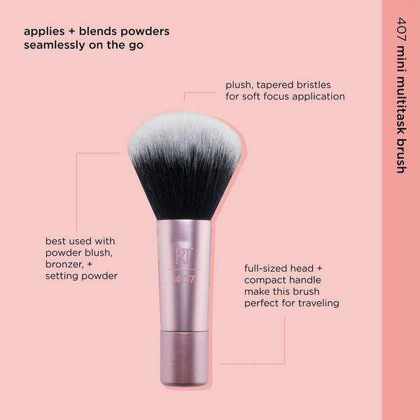 Real Techniques Mini Multitask Blush + Bronzer Makeup Brush #4