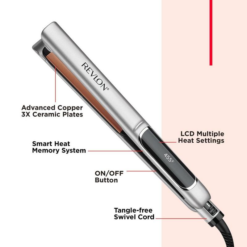 【美品】REVLON ストレートヘアアイロン 1インチ REVLON RVST2175E ヘアアイロン Revlon、ストレートヘアアイロン