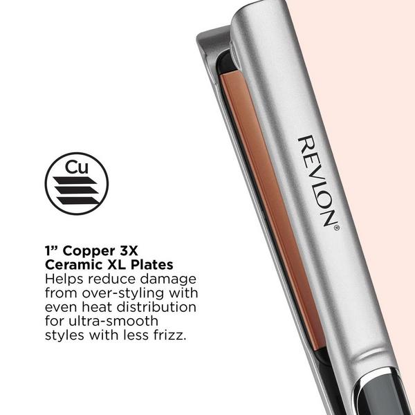 Revlon 1" Extra Long Copper Digital Flat Iron #3