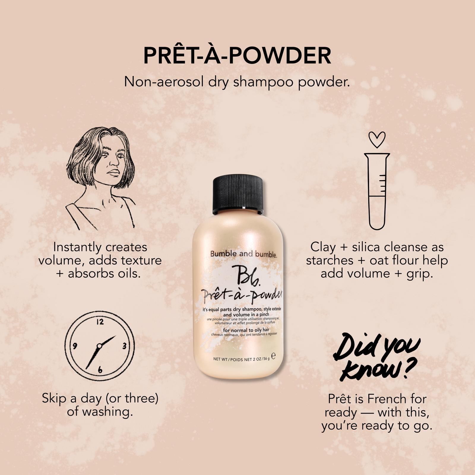 Prêt-à-Powder Dry Shampoo Powder