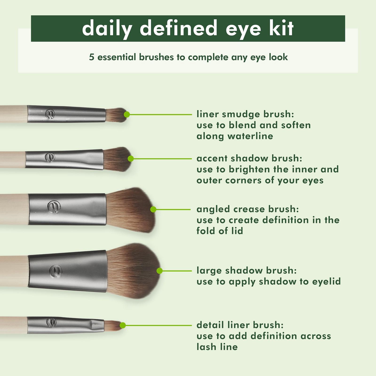 Daily Defined Eye Makeup Brush Kit
