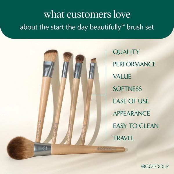 EcoTools Start The Day Beautifully Makeup Brush Set #4