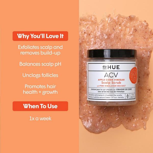 dpHUE Apple Cider Vinegar Scalp Scrub With Pink Himalayan Sea Salt #5