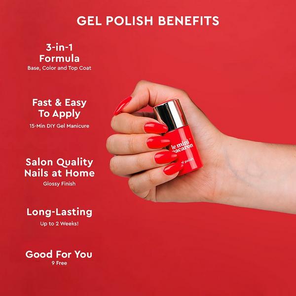Le Mini Macaron 1-Step DIY Glossy Gel Manicure Kit #8