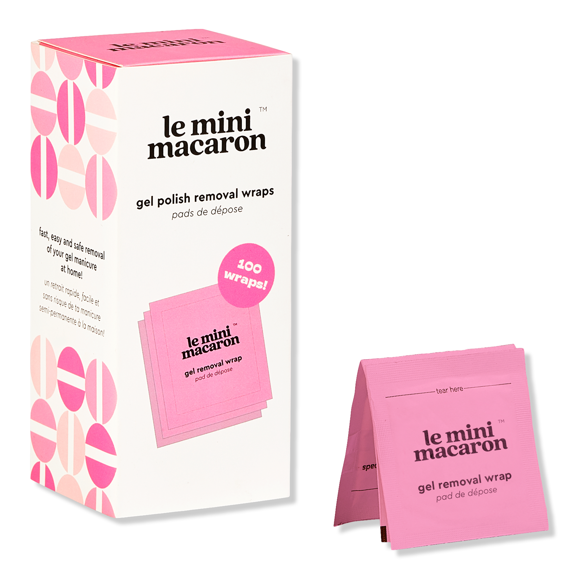 Le Mini Macaron Mess-Free Gel Polish Remover Wraps #1