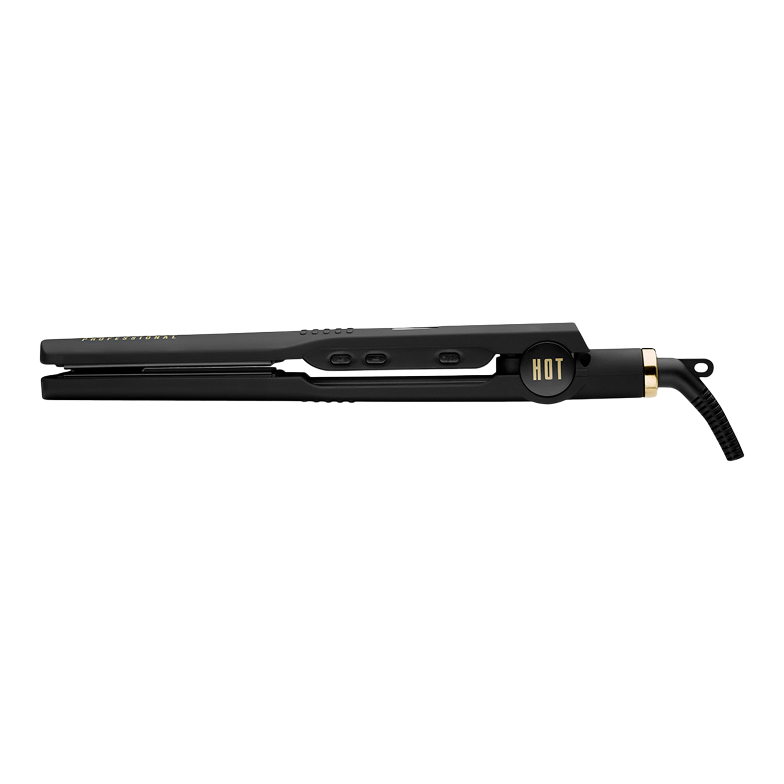 Professional Black Gold 1-1/4" Digital Flat Iron