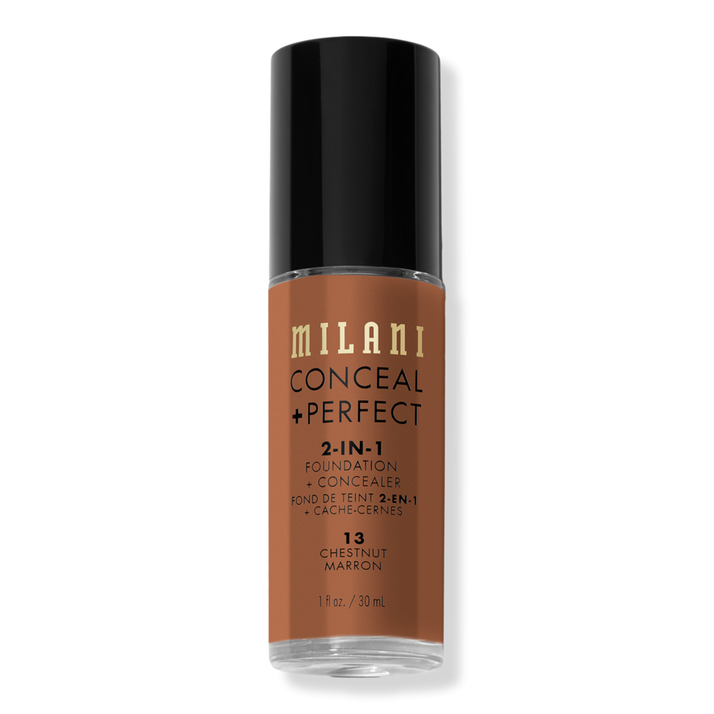 Milani Conceal + Perfect 2-in-1 Foundation + Concealer - Chestnut In Brown