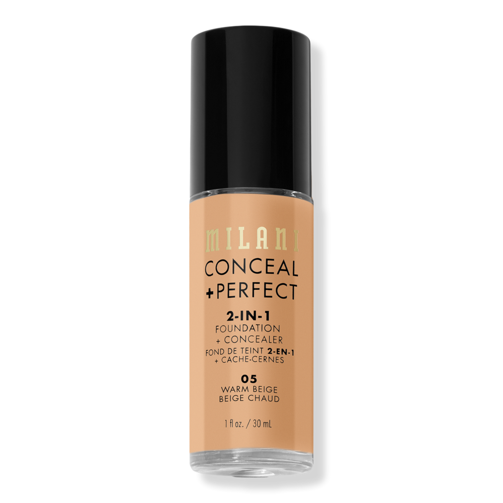 Milani Conceal + Perfect 2-in-1 Foundation + Concealer - Warm Beige In Brown