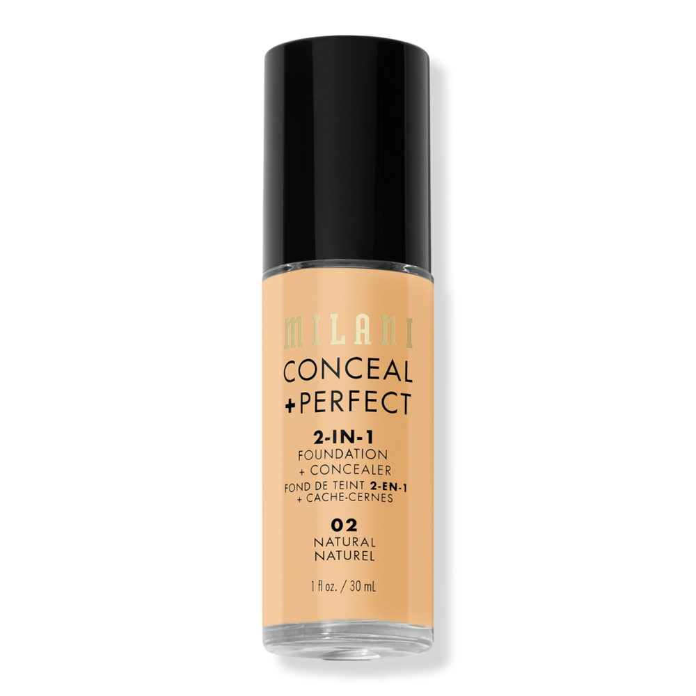 Milani Conceal + Perfect 2-in-1 Foundation + Concealer - Natural In Brown