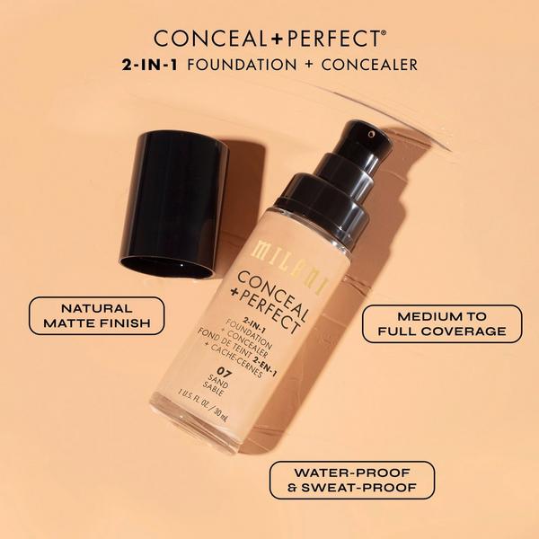 Base + Corrector 2 en 1 Conceal + Perfect 6