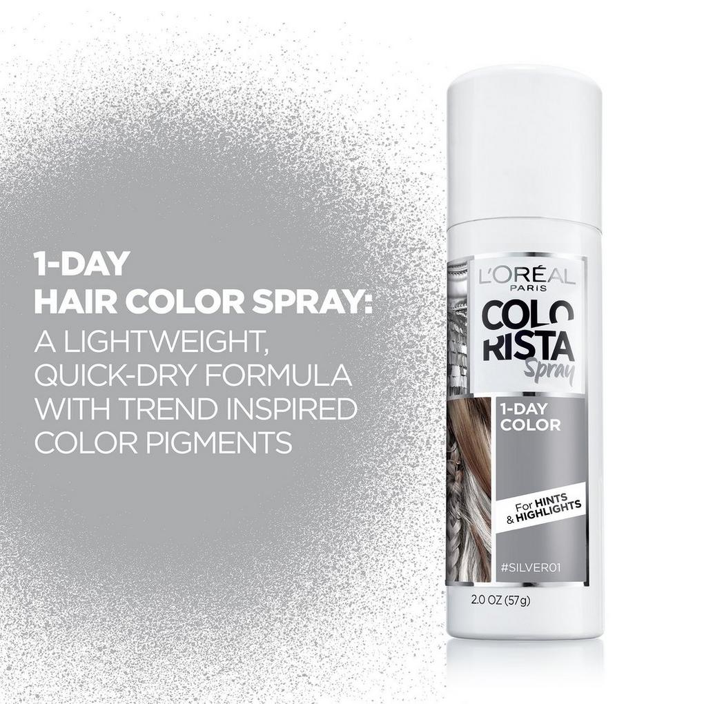 Spray Perfect Sexy Silver Spray-on Nail Polish Fast Drying