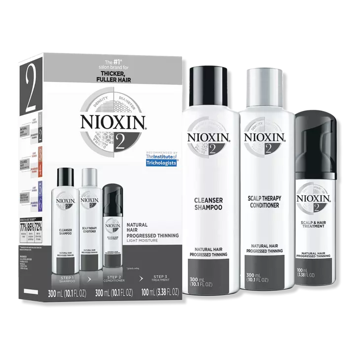 Nioxin Hair Care Kit System 2, Fine/Normal Hair with Progressed Thinning