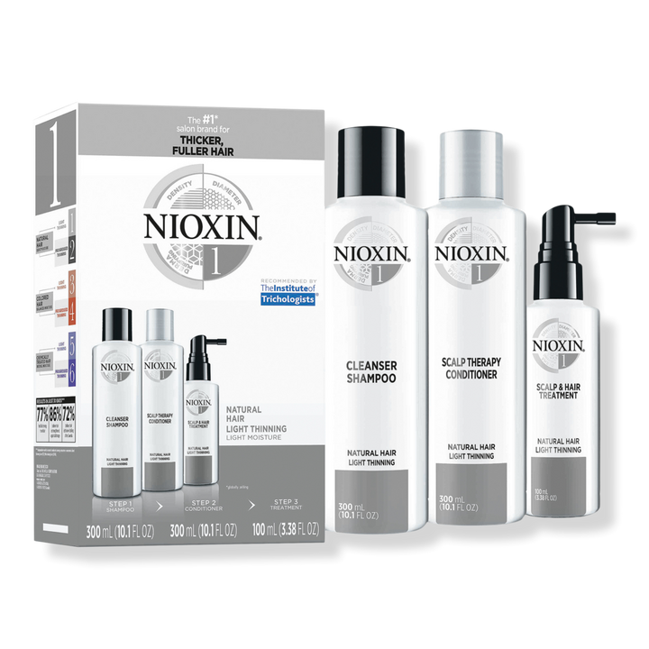 Nioxin Hair Care Kit System 1, Fine/Normal to Light Thinning, Natural Hair #1