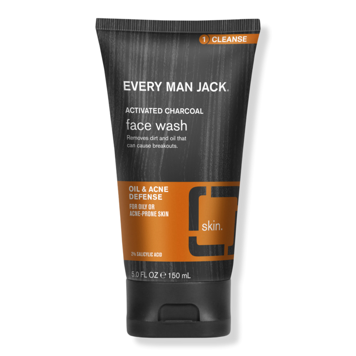 Every Man Jack Activated Charcoal Oil Defense Daily Face Wash for Men #1