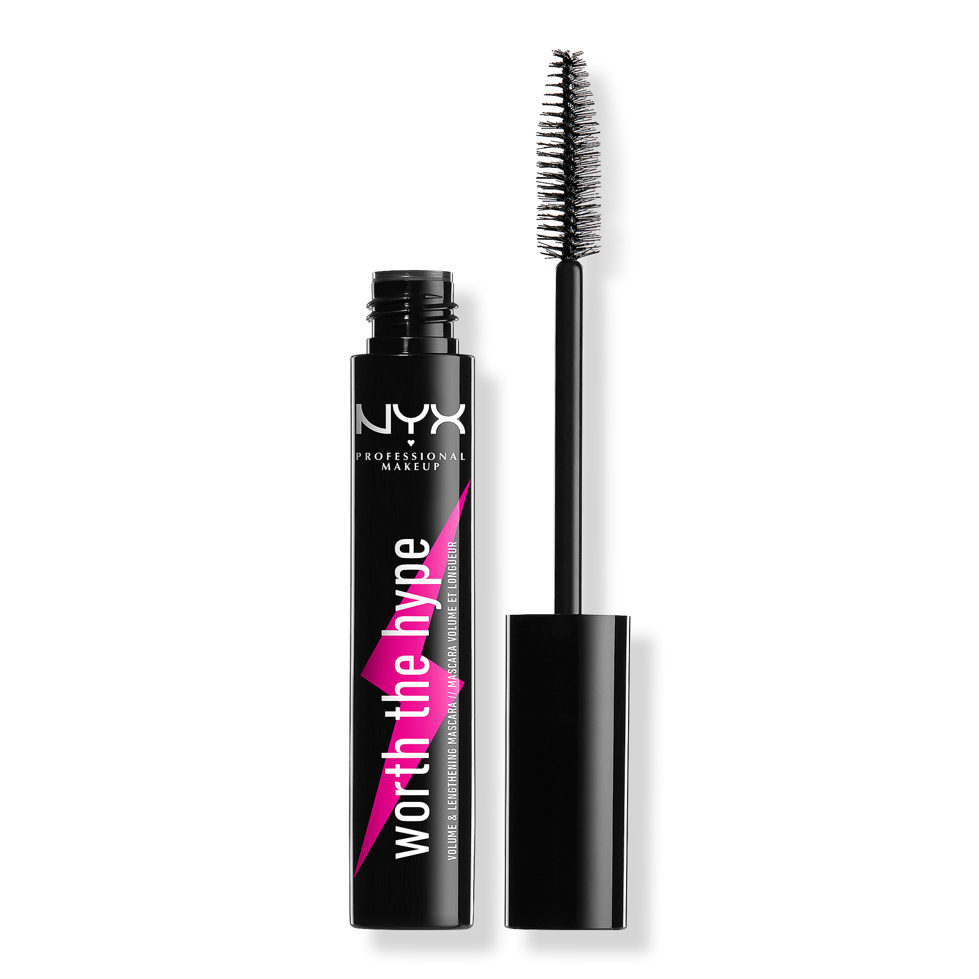 NYX Professional Makeup Worth The Hype Volumizing & Lengthening Black Mascara #1