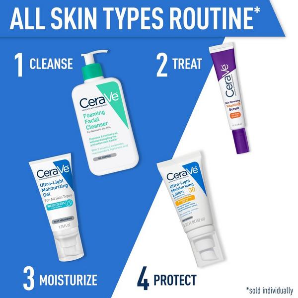 CeraVe Ultra-Light Moisturizing Lotion with SPF 30 for Balanced to Oily Skin #8