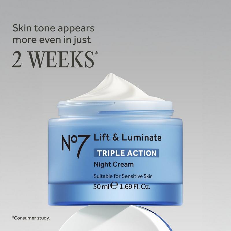 極美品 raw life factory RLF Night LOW No7 - Lift & Luminate Triple Action Night Cream | Ulta Beauty