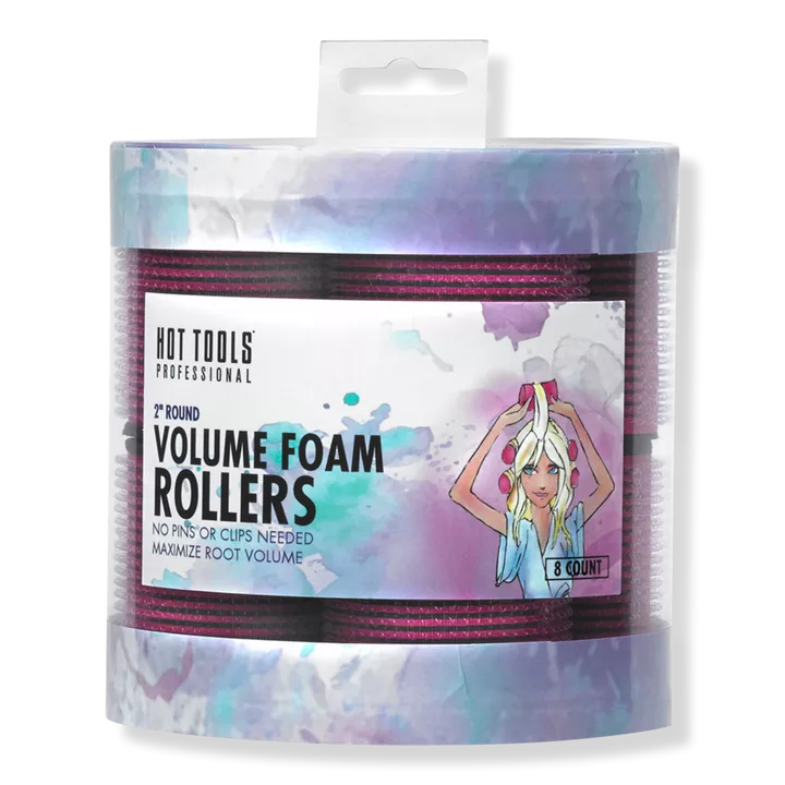 Professional 8 pc. Spiral Foam Hair Rollers