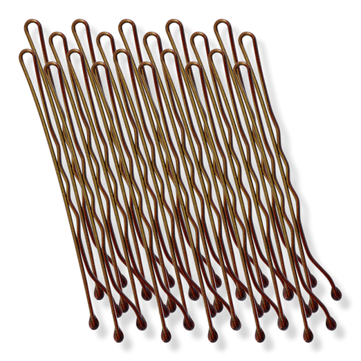 Extra Long Brown Bobby Pins, 48 Piece