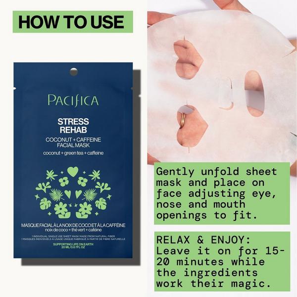 Pacifica Stress Rehab Coconut & Caffeine Facial Mask #6