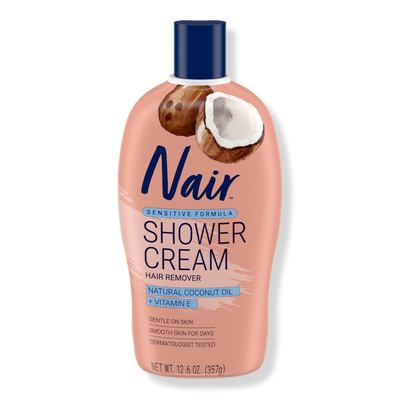 Nair Sensitive Formula Hair Removal Shower Cream with Coconut Oil