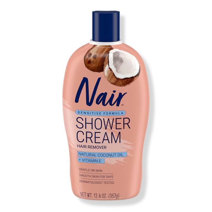 Nair Sensitive Formula Hair Removal Shower Cream with Coconut Oil #1