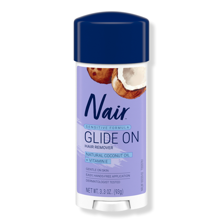 Nair Glides Away Sensitive Formula Hair Remover with Coconut Oil for Bikini, Arms & Underarms #1