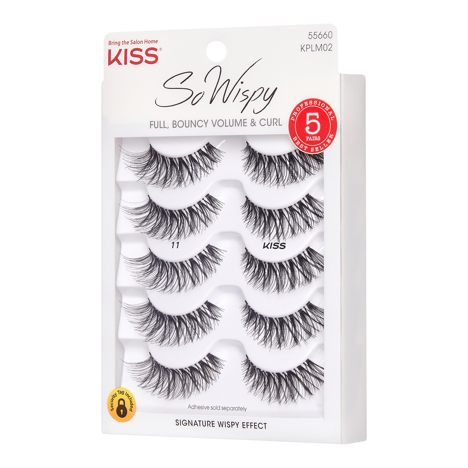 So Wispy 5 pair lashes #11, multipack
