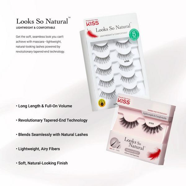 Kiss So Wispy 5 pair lashes #11, multipack #8