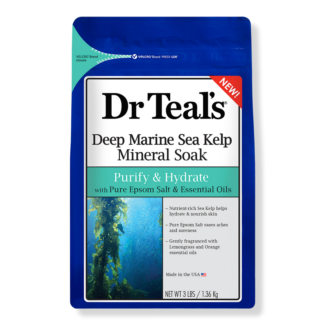Dr Teal's Deep Marine Sea Kelp Mineral Soak Purify & Hydrate. #1