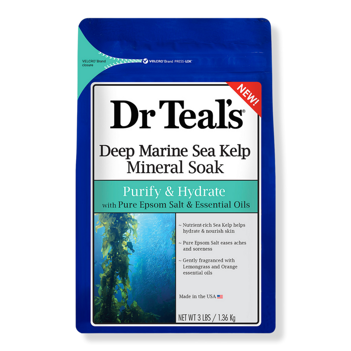 Dr Teal's Deep Marine Sea Kelp Mineral Soak Purify & Hydrate. #1