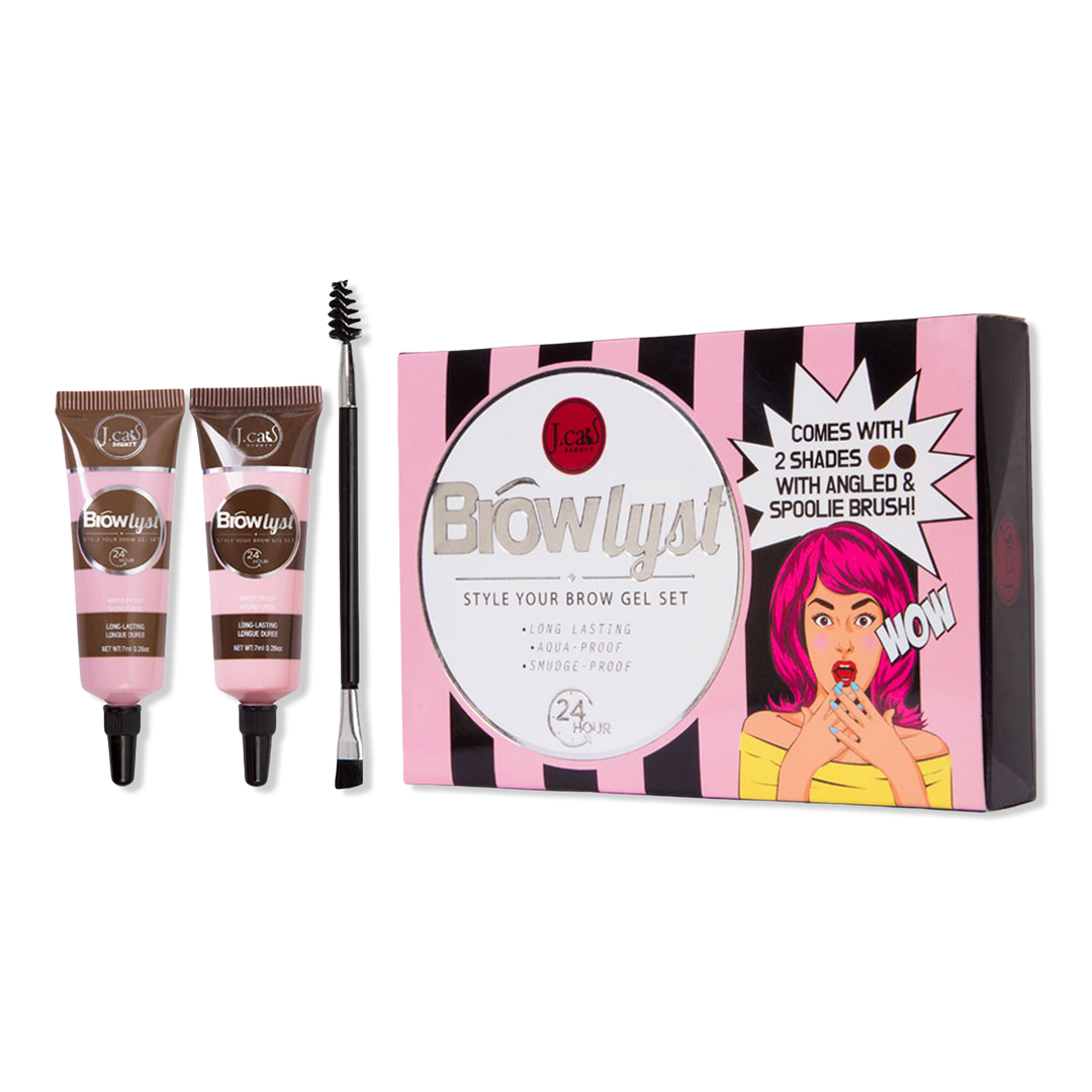 J.Cat Beauty Browlyst Brow Gel Set Brown #1