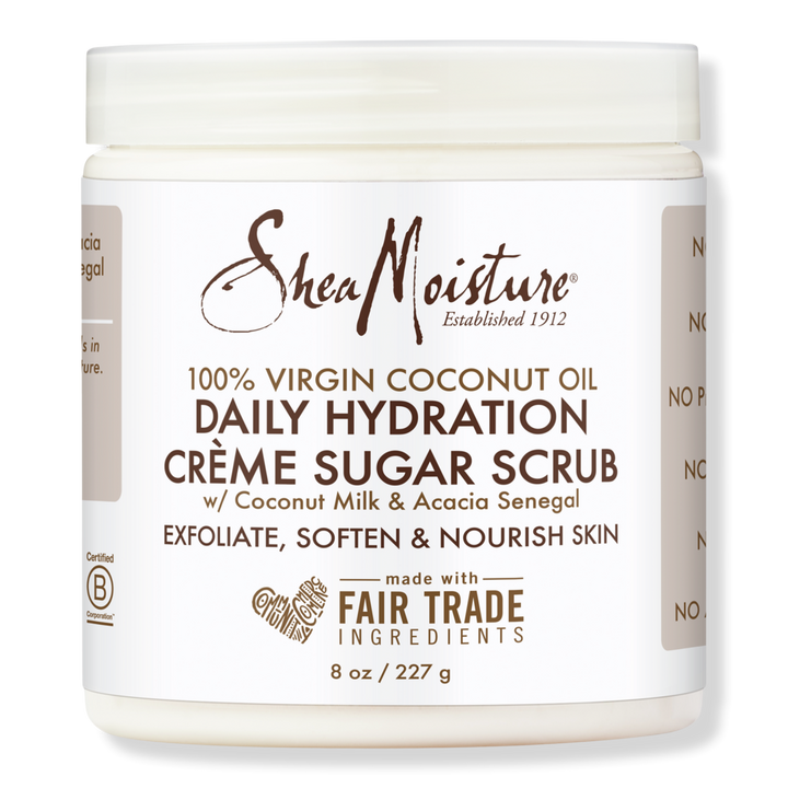 Daily Hydration 100 Virgin Coconut Oil Crème Sugar Scrub