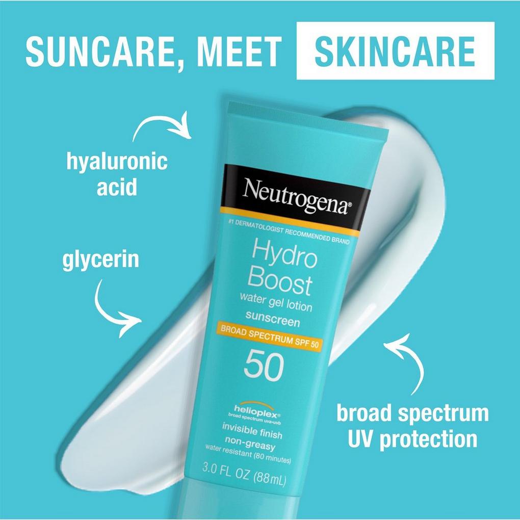 overskridelsen Sentimental jævnt Hydro Boost Water Gel Lotion Sunscreen SPF 50 - Neutrogena | Ulta Beauty