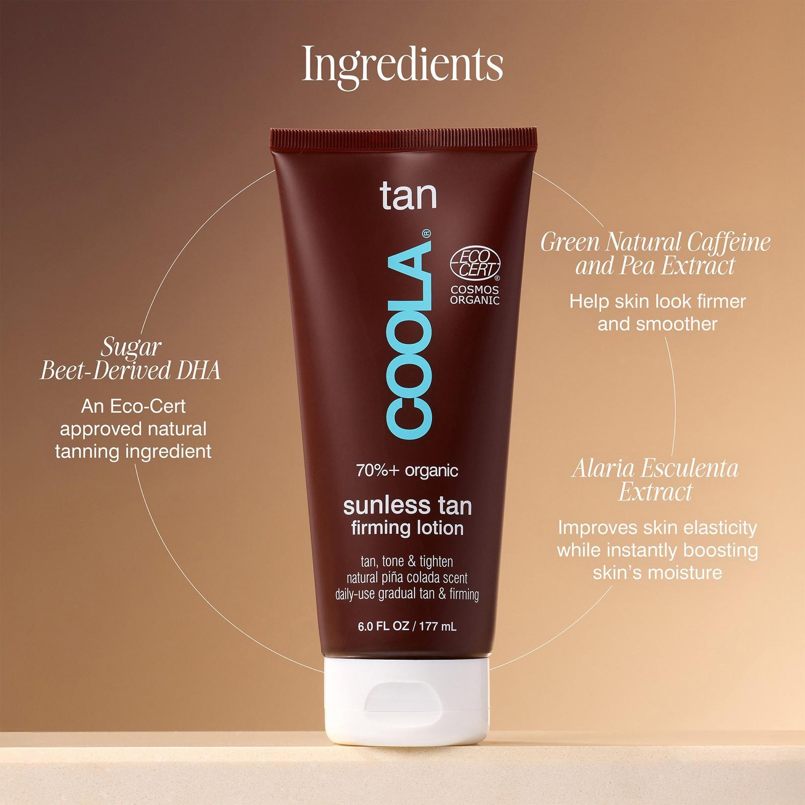 Organic Sunless Tan Firming Lotion