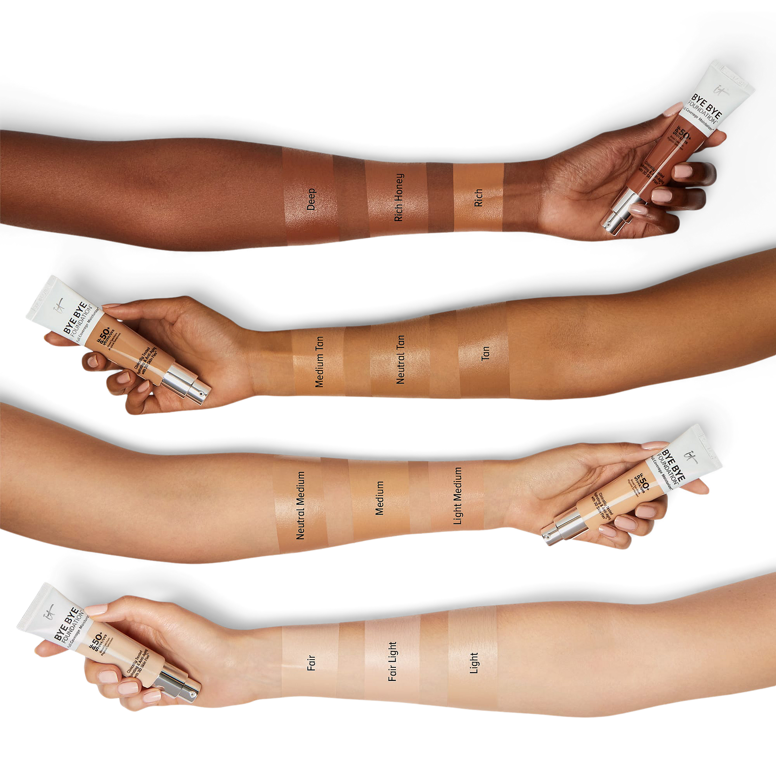 Bye Bye Foundation Full Coverage Moisturizer with SPF 50+