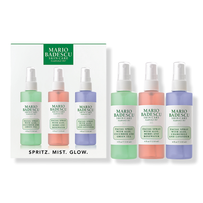 Mario Badescu Spritz. Mist. Glow. Set