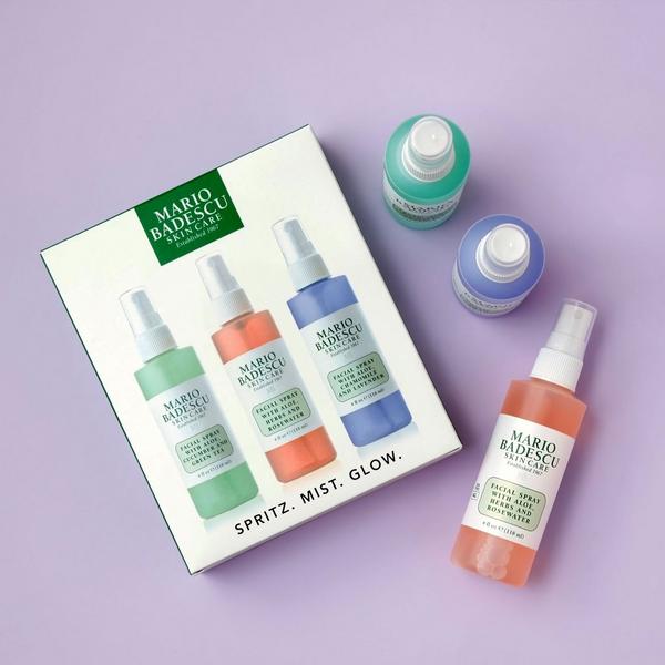 Mario Badescu Spritz. Mist. Glow. Set #3