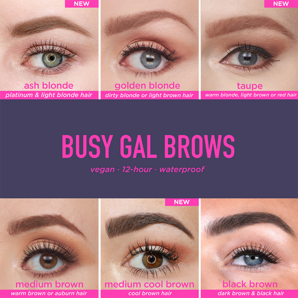 Tarte Double Duty Beauty Busy Gal BROWS Tinted Brow Gel #8