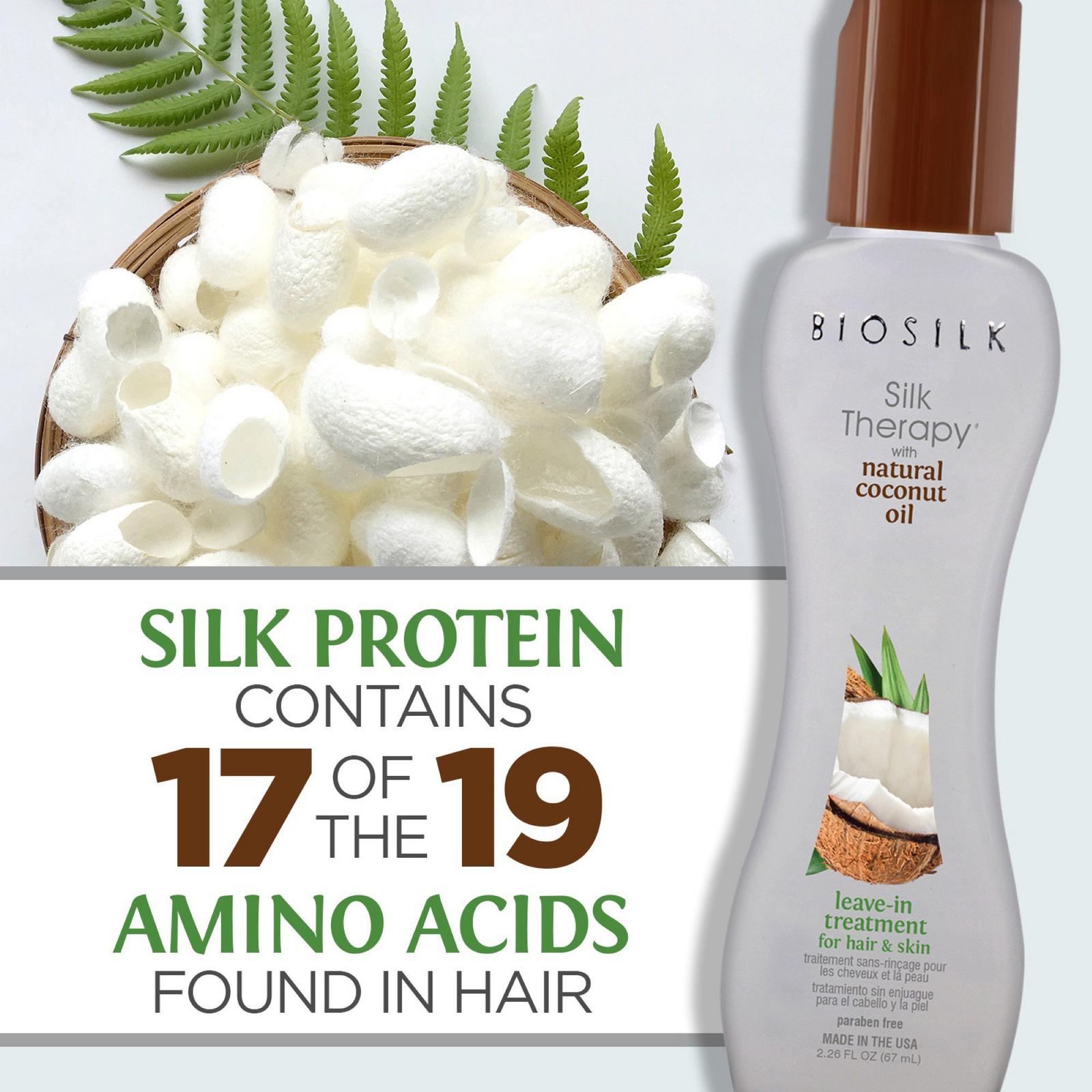 Silk Therapy with Organic Coconut Oil
