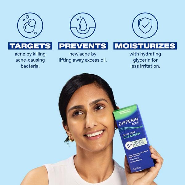 Differin 5% Benzoyl Peroxide Daily Deep Cleanser #7