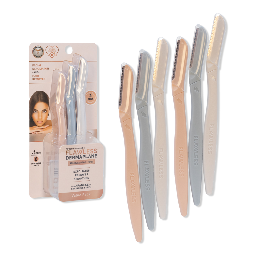 Flawless by Finishing Touch Flawless DermaPlane Facial Exfoliator and Hair Remover